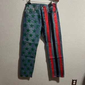 Cactus Tears Denim Plant Jean Indigo